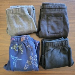 4 sweatpants! Kids size 5T or 5